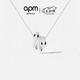 APM Monaco流星雙層鏈?zhǔn)巾?xiàng)鏈吊墜時(shí)尚飾品氣質(zhì) 送女友 情侶七夕禮物 新品銀蛇轉(zhuǎn)運(yùn)項(xiàng)鏈