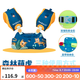 迪卡儂（DECATHLON）兒童游泳臂圈游泳裝備安全充氣式浮力浮袖漂手臂圈浮圈寶寶圈 森林萌虎15-30KG 均碼