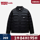 LEVI'S李維斯童裝羽絨服男童2024冬季新款防寒外套 黑美人 160/76 