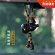 齊選汽車(chē)掛件高檔男士黑曜石葫蘆一路平安符新款車(chē)內吊飾掛飾品禮物女 黑曜石葫蘆短款【贈禮盒】
