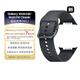 三星 Samsung Galaxy Watch8原裝運(yùn)動(dòng)表帶 硅膠材質(zhì) 舒適佩戴 M/L 石墨灰