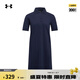 安德瑪（UNDERARMOUR）春夏Courtcore女子羅紋運(yùn)動(dòng)休閑Polo裙6007602 藏藍(lán)色410 L