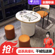 尊語(yǔ)陽(yáng)臺巖板茶桌椅組合現代簡(jiǎn)約家用小戶(hù)型可移動(dòng)功夫茶臺燒水壺一體 單茶桌【碳素鋼柜體/顏色備注】