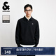 杰克·瓊斯（JACK&JONES） 男裝秋季日常百搭肌理感提花針織寬松polo領(lǐng)衛(wèi)衣225333068
