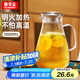 GIANXI涼水壺耐高溫高硼硅玻璃水壺大容量冰箱冷水壺涼白開節(jié)日禮物
