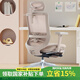 戀樹(shù)（LIANSHU）玲瓏女生人體工學(xué)椅 女士電腦椅 學(xué)生學(xué)習(xí)椅辦公椅小個(gè)子專(zhuān)用椅子 淺咖色（海綿座墊）+腳托