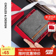 蔻一（Cnoles）男士短款多功能錢包皮錢夾卡包多卡位百搭零錢包禮盒裝生日禮物送爸爸男朋友老公實(shí)用 夢幻灰
