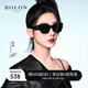 BOLON暴龍眼鏡楊紫同款貓眼大框太陽鏡防曬開車墨鏡男女潮 BL3189C10