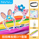 NVV扭扭棒套裝馬卡龍鮮艷毛根加密兒童發(fā)飾diy頭飾搞怪發(fā)箍手工材料包兒童節(jié)生日幼兒園手工NR-T03