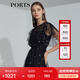 PORTS寶姿 春夏新品簡約連衣裙SL8D063KLQ007 黑色 L 8