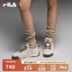 FILA 斐樂官方女鞋ADE 2025摩登運(yùn)動(dòng)鞋2025秋季新款慢跑鞋休閑鞋 古白色/羊皮紙粉-NC 38