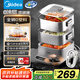 美的（Midea）電蒸鍋 電煮鍋電火鍋多功能鍋家用電鍋蒸蛋器大容量多用途鍋MZ-ZGC2323ZD88
