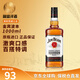 金賓（Jim Beam）波本威士忌 進口洋酒 白占邊波本 海外版 金賓波本威士忌1000ml-裸瓶