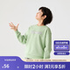 巴拉巴拉童裝兒童衛(wèi)衣男童2024秋冬裝女童落肩百搭學(xué)院風(fēng)上衣208424121210