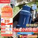 摩飛電器（Morphyrichards）電熱水壺 便攜式燒水壺 家用戶外旅行1L大容量雙層304不銹鋼保溫防燙旅行電水壺電熱水杯MR6061藍