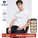 Navigare意大利小帆船男夏季圓領(lǐng)短袖T恤純色簡(jiǎn)約打底衫1325505531 白  L 