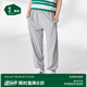 松山棉店小薄荷羅紋兒童縮口褲清爽透氣涼感家居褲可外穿25春夏新品 麻灰色 120