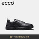 愛步（ECCO）厚底休閑鞋牛皮拼色百搭潮流板鞋 街頭720男鞋系列520814 黑色42