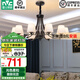 雷士（NVC）經(jīng)典美式復(fù)古吊燈客廳大燈餐廳燈臥室燈燈具燈飾全屋套餐 花蕊 10頭美式吊燈【另購光源】