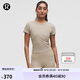 lululemon丨All It Takes 女士運(yùn)動 T恤 *羅紋Nulu? LW3GV0S 橡木棕 S /6