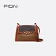 Fion/菲安妮楓葉信封包 新款大容量通勤斜挎包單肩包腋下包女春夏 啡/焦糖色