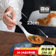 霜山SHIMOYAMA304不銹鋼分餐勺公勺飯勺大號(hào)加深湯勺廚房多用料理勺分菜勺 不銹鋼料理勺-長(zhǎng)23*寬7.5cm