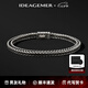 IDEAGEMER925銀馬鞭鏈?zhǔn)宙溎惺繒r(shí)尚潮流歐美風(fēng)痞帥個(gè)性小眾百搭穿搭手飾品 馬鞭鏈?zhǔn)宙?20CM