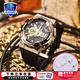 卡西歐（CASIO）G-SHOCK小鋼炮金屬表殼防震防水自動(dòng)LED運(yùn)動(dòng)男士女士手表一對(duì)表 GM-110G-1A9PR