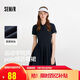 森馬（Semir）[商場同款]連衣裙女撞色polo領(lǐng)夏季2025學(xué)院風(fēng)百褶裙101325114051