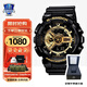卡西歐（CASIO）手表男學(xué)生手表禮物黑金g-shock系列防水運動(dòng)日韓石英表 GA-110GB-1A經(jīng)典黑金LED照明