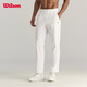 威爾勝（Wilson）春季男士Daily吸濕速干舒適透氣簡(jiǎn)約運動(dòng)針織長(cháng)褲網(wǎng)球褲 亮白色-WM20091532WTA M /175/84A