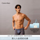 Calvin Klein內(nèi)衣【七夕禮盒】男士性感ck黑色蕾絲低腰防夾臀平角內(nèi)褲男NB3858 FCG-深空藍 L