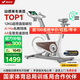 麥瑞克（MERACH）動感單車自發(fā)電家用健身房運(yùn)動器材室內(nèi)靜音自行車 黑曜騎士Turbo 旗艦版-超感強(qiáng)磁控-AIMia私教-白