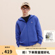 Champion冠軍連帽衛(wèi)衣男刺繡小Clogo拉鏈開衫外套潮 淺藍(lán)彩色1 2XL 