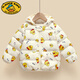 G.DUCKKIDS兒童羽絨服女寶寶嬰兒1一3歲輕薄款0男童棉服2加厚保暖4外套5棉襖 米白鴨子 100 cm 建議拍大一號