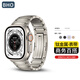 BHO【鈦金屬】適用蘋(píng)果手表表帶鈦金屬apple iwatch Ultra2/3/s11/s10表帶鈦合金s9/8/se2/3男士款 鈦金屬【銀色】 【49/46/45/44mm】表盤(pán)通用