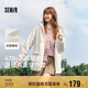 森馬（Semir）森馬外套女仿羊羔毛搖粒絨雙面穿連帽重磅夾克24新款109724108002