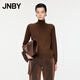 JNBY【商場(chǎng)同款】24冬新品毛針織衫套頭5OA310440 219/棕咖 XL