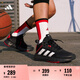 adidas OWNTHEGAME 2.0低幫團(tuán)隊(duì)款實(shí)戰(zhàn)運(yùn)動籃球鞋男子阿迪達(dá)斯 黑/紅/銀白   42
