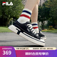 斐樂（FILA）LOOP斷層鞋男鞋帆布鞋新款休閑鞋運(yùn)動板鞋 黑-BK 41