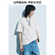 UR夏季新款女裝簡(jiǎn)約休閑百搭圓領(lǐng)短袖T恤UWB450039 本白 S