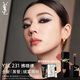圣羅蘭（YSL）黑管啞光愛心唇釉231霧面口紅化妝品生日禮物女送女友