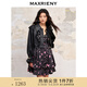 MAXRIENY【城市芭蕾系列-商場同款】復古截短風衣式真皮外套夾克 黑色 M 02