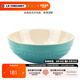 酷彩（Le Creuset）炻瓷創(chuàng)意沙拉水果菜盤家用15cm多功能碗多功能湯面飯碗水果沙拉 15cm加勒比藍-無原廠包裝