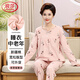 浪莎中老年媽媽睡衣女春秋季長(cháng)袖長(cháng)褲棉質(zhì)大碼舒適套裝女士家居服