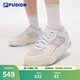 FILAFUSION斐樂潮牌女鞋GRIND滑板生活鞋2025夏新款躍板鞋休閑鞋 雨霧灰/融冰藍(lán)-NI 38