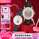 安普里奧·阿瑪尼（Emporio Armani） 情侶表一對生日七夕情人節(jié)禮物時尚男女手表 【禮盒裝】AR60007+AR60020