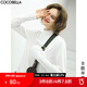 COCOBELLA細(xì)膩baby觸感肌底衣T恤女25春白色長(zhǎng)袖打底衫TE909 B款半高領(lǐng) L