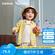 巴拉巴拉童裝寶寶長袖襯衫男童2025秋格子外套超柔絨親膚舒適208325102103