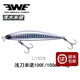 EWE美夏釣具淺刀淺水米諾路亞餌浮水死飛遠投翹嘴鱸魚(yú)專(zhuān)用魚(yú)餌假餌 100mm 13克 12號色 銀魚(yú)